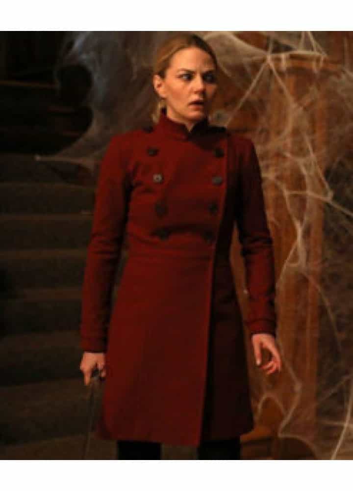 ONCE UPON A TIME (EMMA SWAN) JENNIFER MORRISON WOOL COAT